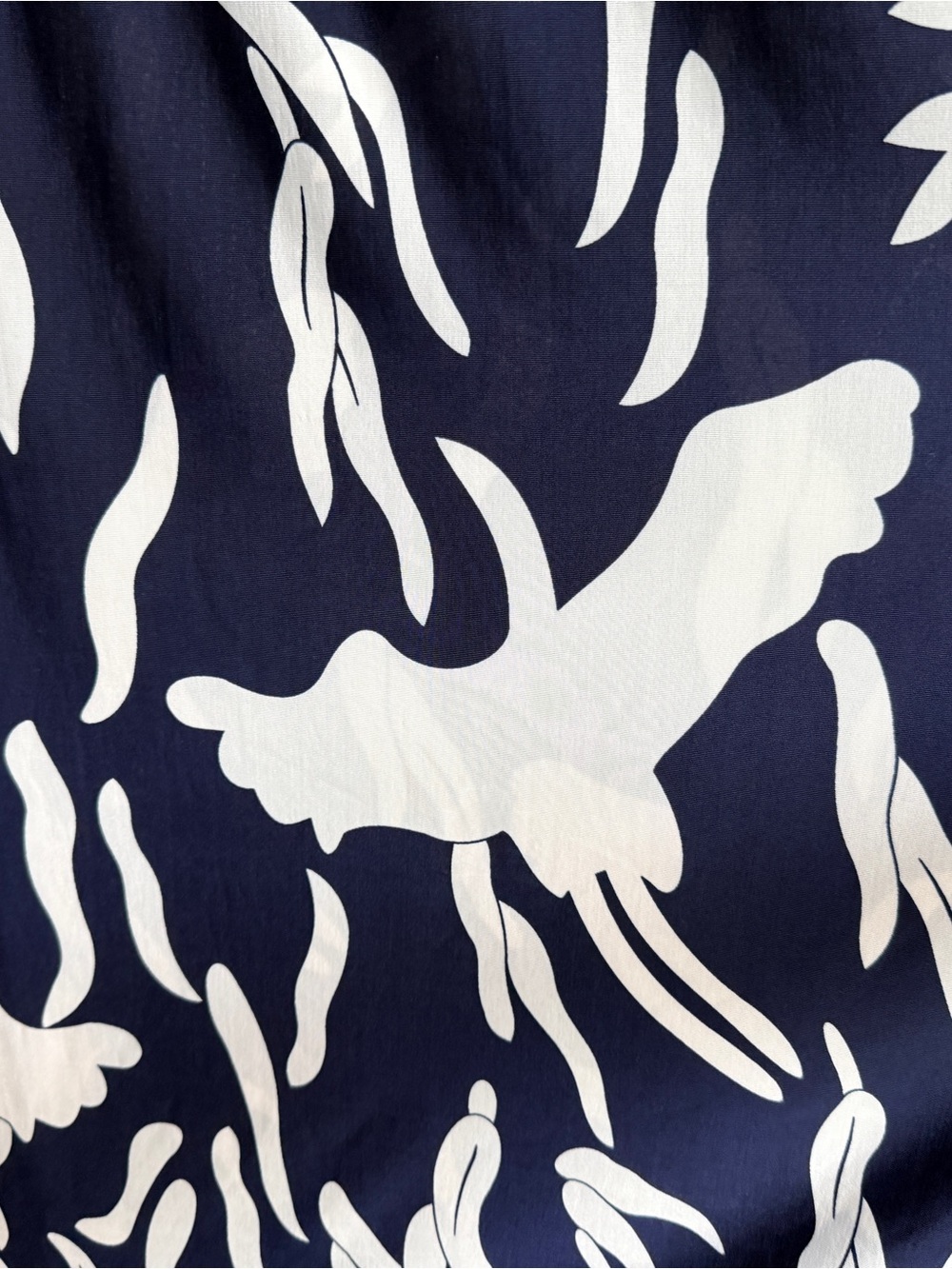 Reborn Navy and White Sleeveless Printed Maxi Dress - Picture 2 of 2